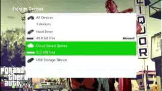 How To Use Xbox 360 USB Flash Drive Storage [upl. by Ziom343]