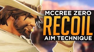 Overwatch McCree ZERO RECOIL Aim Technique  Advanced Guide [upl. by Odnomra]