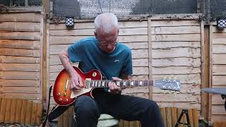 Blues Guitar Solo in B Minor playing outdoors at last [upl. by Krispin]