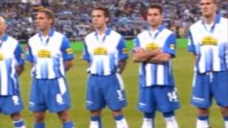 Espanyol Zaragoza Final de Copa de 2006 Himno Nacional [upl. by Eibo]