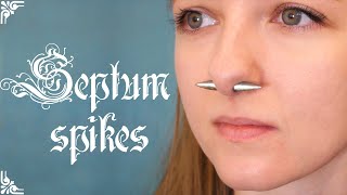 SEPTUM SPIKES for Stretched Septum⚡️6MM  2 Gauge [upl. by Yesak419]