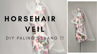 DIY HORSEHAIR VEIL  DIY WEDDING VEIL 2018 [upl. by Mazman275]