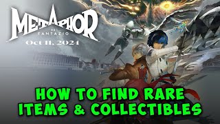 How to Find Rare Items amp Collectibles in Metaphor ReFantazio  Complete Guide [upl. by Annol745]