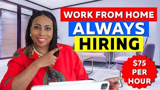 Top 15 Companies Always Hiring Work From Home Jobs Worldwide With Great Pay [upl. by Nnawaj]