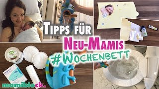 LIFE HACKS für Neu Mamas  Wochenbett  mamiblock [upl. by Chader]