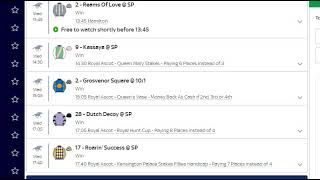 Weds 19th June 2024  Royal Ascot Tips 401 2nd Tuesday [upl. by Elyagiba]