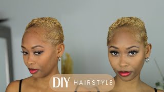 DIY Hairstyle For Short Hair [upl. by Cl434]