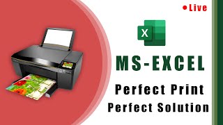 Perfect Printing Setup in Excel  Perfect Print  Microsoft Excel Printing Setup  By Hari Sir [upl. by Ardnuassak]