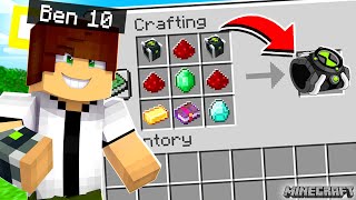 Crafting Ben 10 Omnitrix In Minecraft [upl. by Hasan]