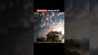 Mammatus Clouds क्या है  facts factinhindi fact shorts [upl. by Serafina]