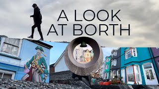 BORTH HIGH Street Ceredigion West Wales A Walk Through Saturday 25 March 2023 [upl. by Bent]