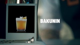 BAKUNIN DRINK RECIPE  HOW TO MIX [upl. by Ferrick]