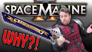 Are Warhammer 40k Space Marine CHAINSWORDS even swords [upl. by Terb]