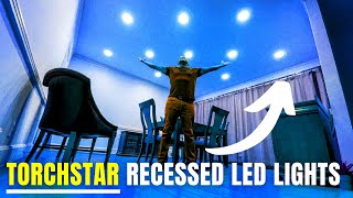 TORCHSTAR ULTRA THIN LED RECESSED LIGHTS  Unboxing and Review [upl. by Weismann]