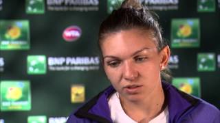 2015 Simona Halep Final Interview [upl. by Hatnamas938]