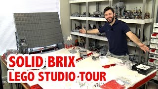 Solid Brix Studios David Hall LEGO Room Tour [upl. by Nehgem55]