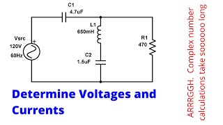 AC Analysis SeriesParallel RLC Circuit [upl. by Wilterdink]