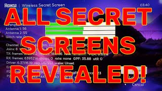 All 11 hidden Roku menu secret screens and setting codes [upl. by Ardnaiek]