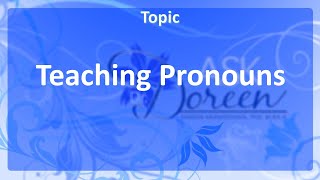 Ask Dr Doreen  Teaching Pronouns  Autism Live [upl. by Eimerej]