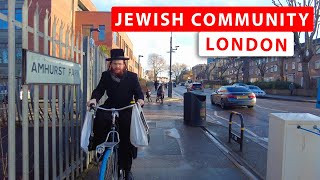 Hasidic Jewish Community in London  Europes Largest Jewish Community  Walking Tour 4K [upl. by Aiksas]