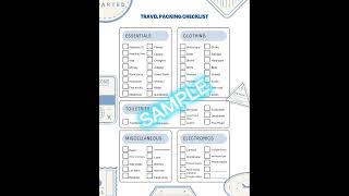 “Essential Packing Checklist Travel Smarter Not Harder” entrepreneur inteletravel [upl. by Gregoire]