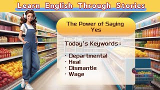 Learn English through stories  IELTS Vocabulary  Improve Your English  The Power of Saying Yes [upl. by Ietta400]