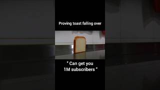 Piece of Bread falling over 🤣funny shorts bread trendingshorts [upl. by Einahpets]