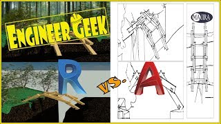 BIM VS CAD  PUENTE AUTOPORTANTE DA VINCI [upl. by Ecart]