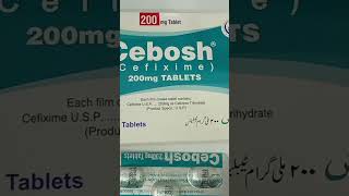 Cebosh 200mg Tablet Uses in Urdu Cebosh 400mg Tablet Uses Cefixime 400mg [upl. by Verena]