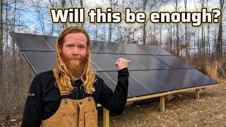 Our SOLAR powered Homestead  OFFGRID solar system tour [upl. by Bourke]