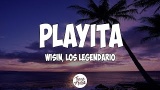 Wisin Los Legendarios  Playita Letra [upl. by Luann562]