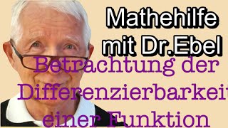 Betrachtung der Differenzierbarkeit einer Funktion [upl. by Saenihp]