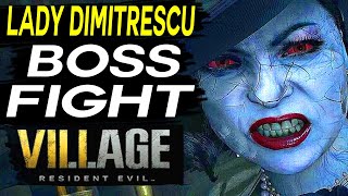 Resident Evil 8 Village Lady Dimitrescu’s  BOSS FIGHT  How to Defeat Lady Dimitrescu [upl. by Chavez145]