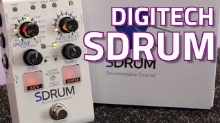 Digitech SDRUM Strummable Drum Machine  Demo amp Tutorial [upl. by Edobalo391]