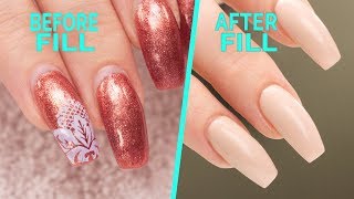 Nail Fill and Rebalance  Step By Step Tutorial [upl. by Carrel420]