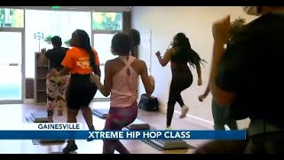 Fitness guru promotes healthy lifestyle in Gainesville with Xtreme Hip Hop class [upl. by Gass]