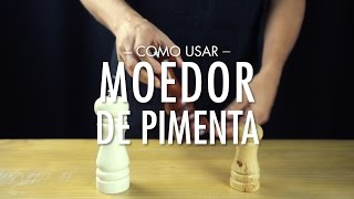 Como usar Moedor de Pimenta Manual  Gourmet a dois [upl. by Koral]