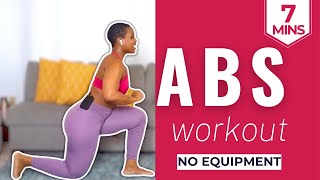 7 MINUTE ABS  Intense 7Minute Ab Workout with No Equipment [upl. by Berger]