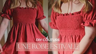 DIY COUTURE  On réalise ensemble une robe avec des smocks [upl. by Leile]