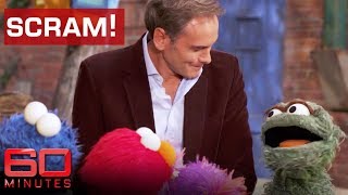 Oscar the grouch takes on TV reporter  60 Minutes Australia [upl. by Lower]