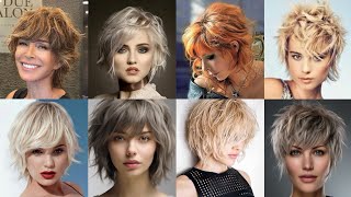 Short Shag Haircut for Women  The Perfect Choppy And Textured Layered Haircut For Short Hair [upl. by Nelleyram]