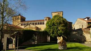 Fotos de Cantabria  Románico  Santillana del Mar  Colegiata Santillana del Mar [upl. by Christabelle]