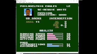 Tecmo Super Bowl Game Of The Week Pro Bowl Team Rosters And Regular Season Player Statistics [upl. by Aleek]