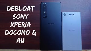 Debloat Sony Xperia 1 III Docomo SO51B  No Root [upl. by Aniretac]