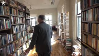 Floor to ceiling books fill Kempers loft home [upl. by Nyltiac]