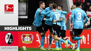 26 Games Unbeaten Wirtz Schick amp Co Shined  SC Freiburg  Bayer 04 Leverkusen 23  Highlights [upl. by Ylro189]