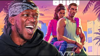 SIDEMEN REACT TO GTA 6 TRAILER [upl. by Nnaarat]