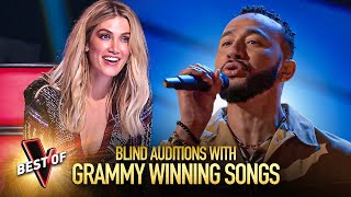 GRAMMY Award Winning Songs in the Blind Auditions of The Voice [upl. by Aecila411]