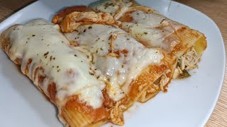 CÓMO HACER CANELONES DE POLLO EN SARTÉN  CANELONES DE POLLO SIN HORNO [upl. by Bremen]