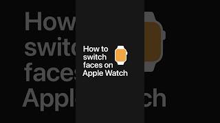 How to switch faces on Apple Watch  Apple Support [upl. by Anecuza11]